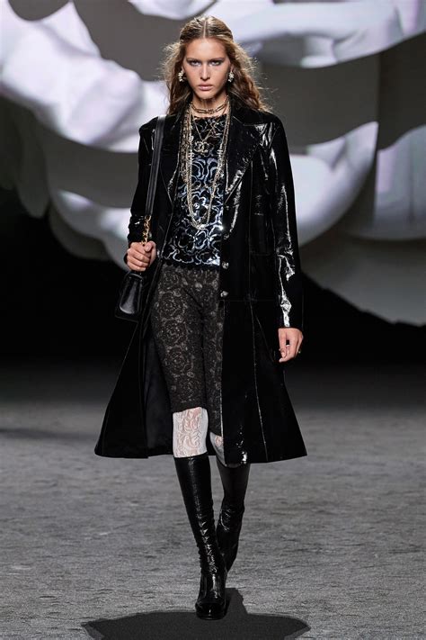 chanel fall winter 21|Chanel runway dresses.